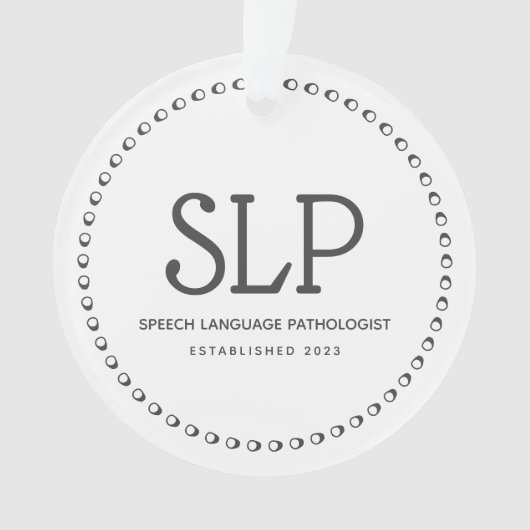 Sprachpathologe Ornament (Vorderseite)