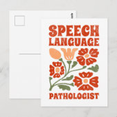 Sprachpathologe Postkarte (Vorne/Hinten)