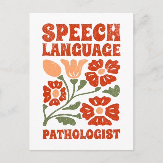 Sprachpathologe Postkarte (Vorderseite)