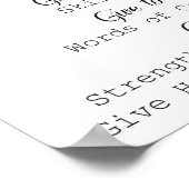 Sprachpathologe Prayer Art Poster (Ecke)