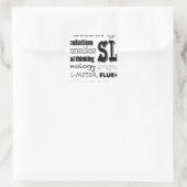 Sprachpathologe Quadratischer Aufkleber (Tasche)