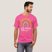 Sprachpathologe Rainbow Speech Therapy T-Shirt (Vorne ganz)