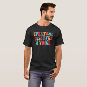 Sprachpathologe Retro SLP-SprechThera T-Shirt (Vorne ganz)