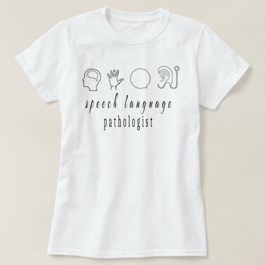 Sprachpathologe Shirt Speech Therapist (Design vorne)