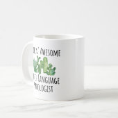 Sprachpathologe SLP-Geschenk Kaffee-Tasse Kaffeetasse (Vorderseite Links)