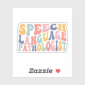 Sprachpathologe SLP-Geschenke Aufkleber (Blatt)