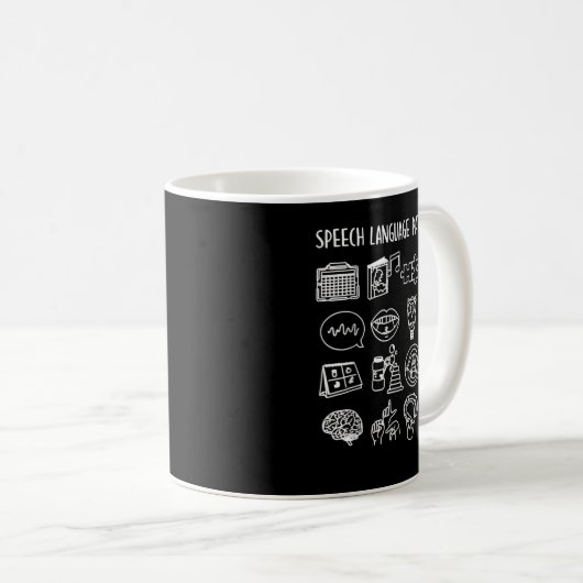 Sprachpathologe SLP Speech T Kaffeetasse (VorderseiteRechts)