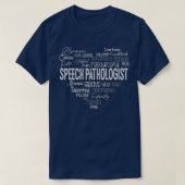 Sprachpathologe spricht Pathologe T-Shirt (Design vorne)