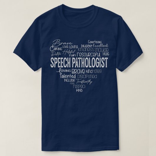 Sprachpathologe spricht Pathologe T-Shirt (Design vorne)