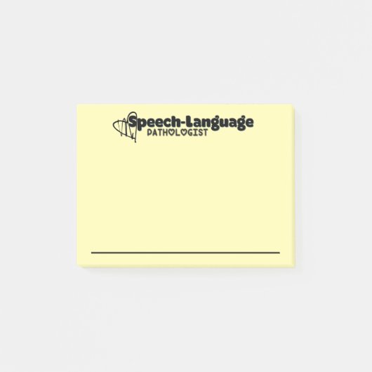 SprachPathologen - Post-it-Notizen Post-it Klebezettel (Vorderseite)