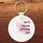 Sprachpathologie Babe Schlüsselanhänger (Vorderseite)