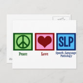 Sprachpathologie Postkarte (Vorne/Hinten)