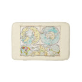 Sprachpolarkarte Badematte (Vorderseite)