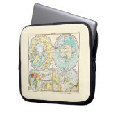 Sprachpolarkarte Laptopschutzhülle (Vorderseite Links)