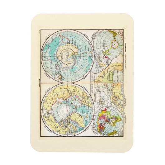 Sprachpolarkarte Magnet (Vertikal)