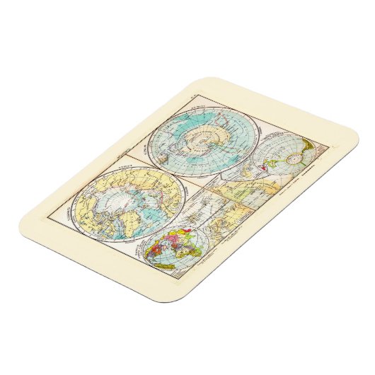 Sprachpolarkarte Magnet (Linke Seite)