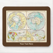 Sprachpolarkarte Mousepad (Vorne)