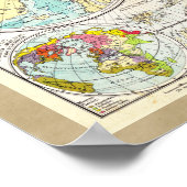 Sprachpolarkarte Poster (Ecke)