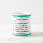 Sprachsammlung - Deutscher 3 Kaffeetasse (Mittel)