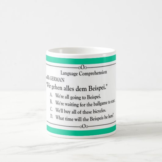 Sprachsammlung - Deutscher 3 Kaffeetasse (Mittel)