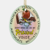 Sprachschmuck Keramik Ornament (Rechts)