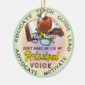 Sprachschmuck Keramik Ornament (Links)