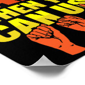 Sprachtaub-Bewusstsein und -Asyl Poster (Ecke)