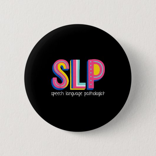 Sprachtherapeut Pathologist Pathology The Button (Vorderseite)