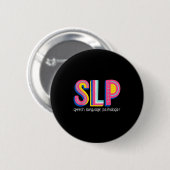 Sprachtherapeut Pathologist Pathology The Button (Vorne & Hinten)