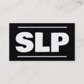 Sprachtherapeut Premium Visitenkarte (Vorderseite)