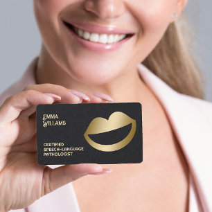 Sprachtherapeut Premium Visitenkarte