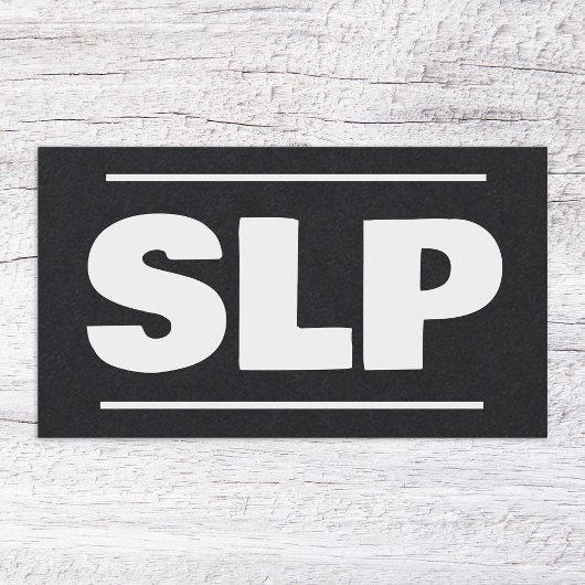 Sprachtherapeut Premium Visitenkarte