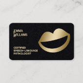 Sprachtherapeut Premium Visitenkarte (Vorderseite)
