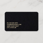 Sprachtherapeut Premium Visitenkarte (Rückseite)