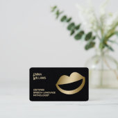 Sprachtherapeut Premium Visitenkarte (Stehend Vorderseite)