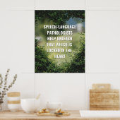 Sprachtherapeut (SLP) Office Poster (Küche)