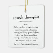 Sprachtherapeutin Definition Danke Geschenk Keramikornament (Links)