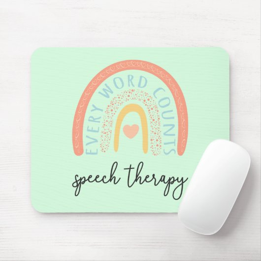 Sprachtherapie II - Jedes Wort zählt Mousepad (Mit Mouse)