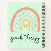 Sprachtherapie II - Jedes Wort zählt Notizblock (Rückseite)