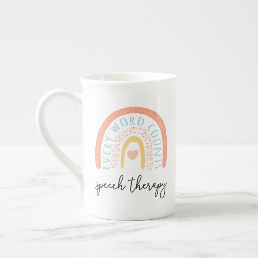 Sprachtherapie II - Jedes Wort zählt Porzellantasse (Links)