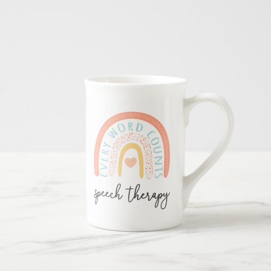 Sprachtherapie II - Jedes Wort zählt Porzellantasse (Rechts)