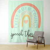 Sprachtherapie II - Jedes Wort zählt Wandteppich (Beispiel)