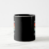 Sprachtherapie ist DinoMite Sprache Patholo Zweifarbige Tasse (Mittel)