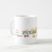 Sprachtherapie Kaffeetasse (Vorderseite Links)