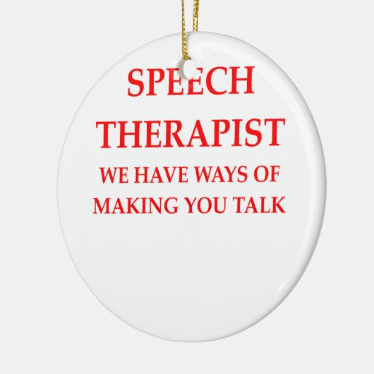 Sprachtherapie Keramikornament (Links)