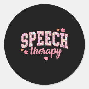 Sprachtherapie Osterkommunikationstherapeut Slp Runder Aufkleber