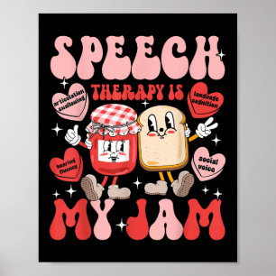 Sprachtherapie-Pathologie ist mein Jam Candy Heart Poster