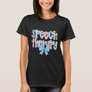 Sprachtherapie Retro Groovy Sprachpathologe T T-Shirt