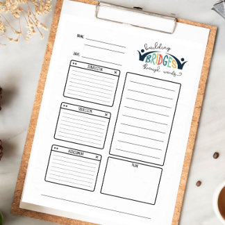 Sprachtherapie SLP SOAP Abreißen Notepad Notizblock