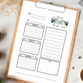 Sprachtherapie SLP SOAP Abreißen Notepad Notizblock